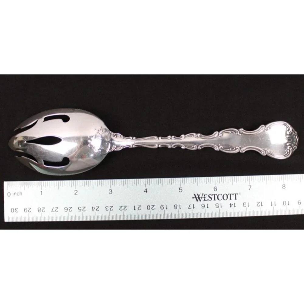 Strasbourg by Gorham Sterling Silver Serving Spoon Pierced Orig 8 1/2